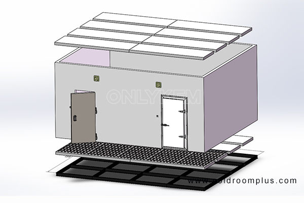 commercial walk-in coolers combo