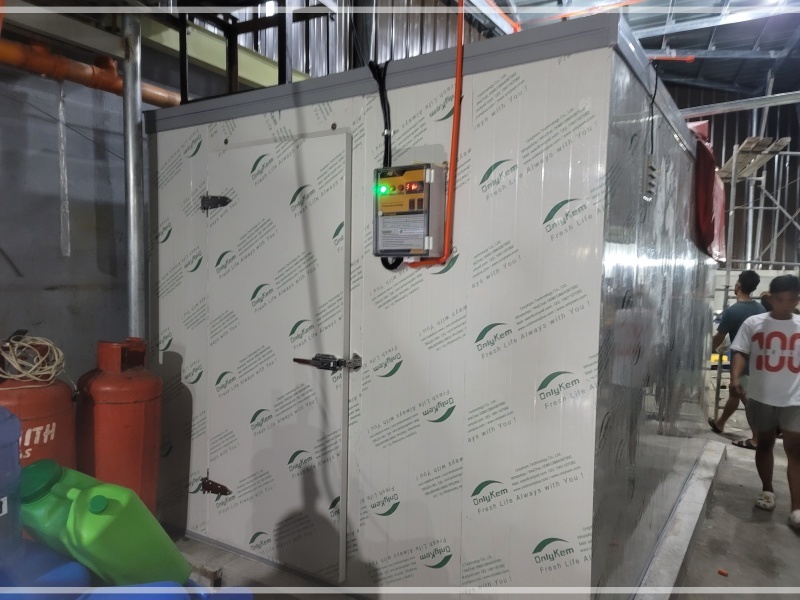 Installation of Walk in Chiller in Cheese Production Factory