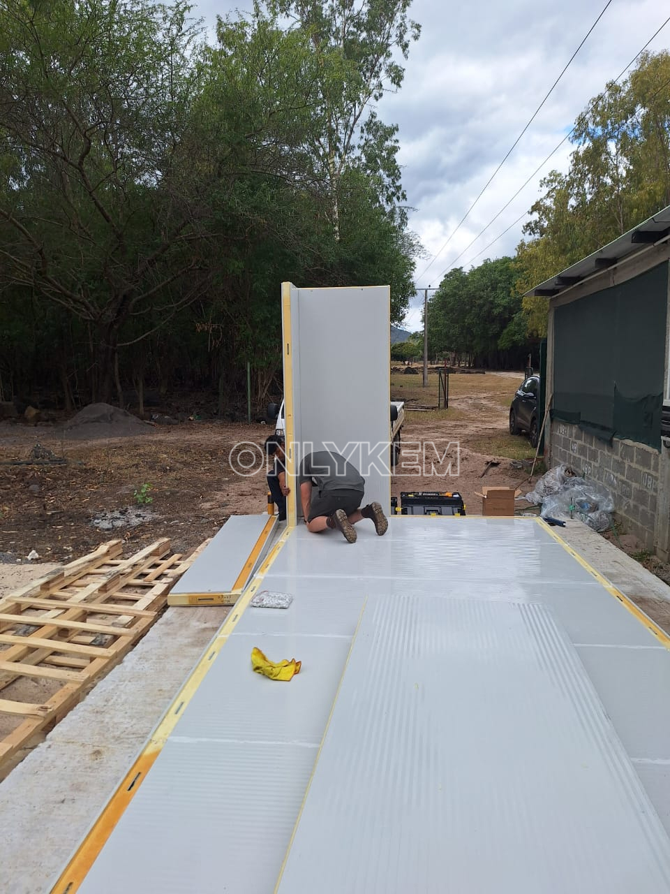 Meat Storage Walk in Cooler Installed in Mauritius