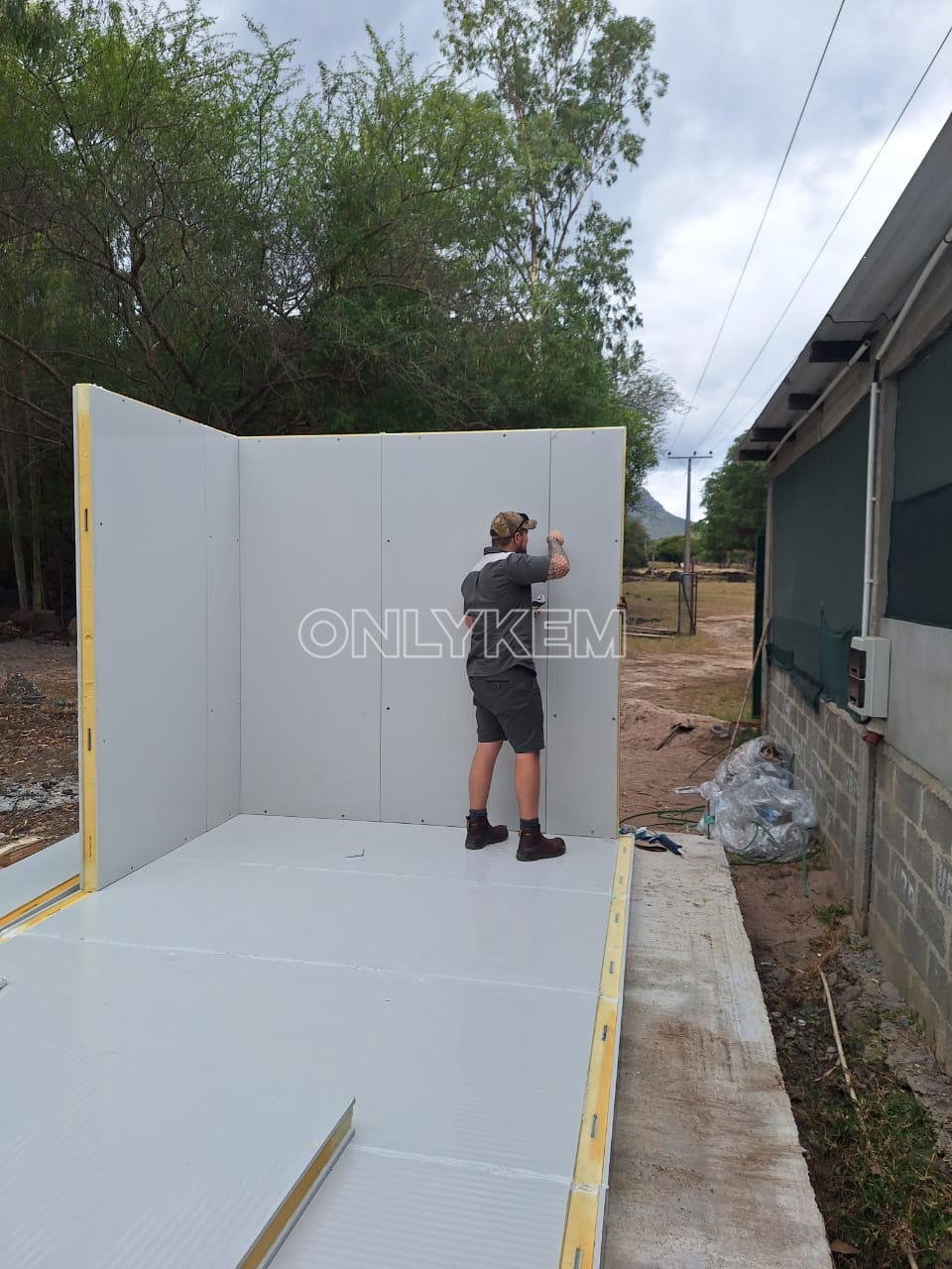 Meat Storage Walk in Cooler Installed in Mauritius