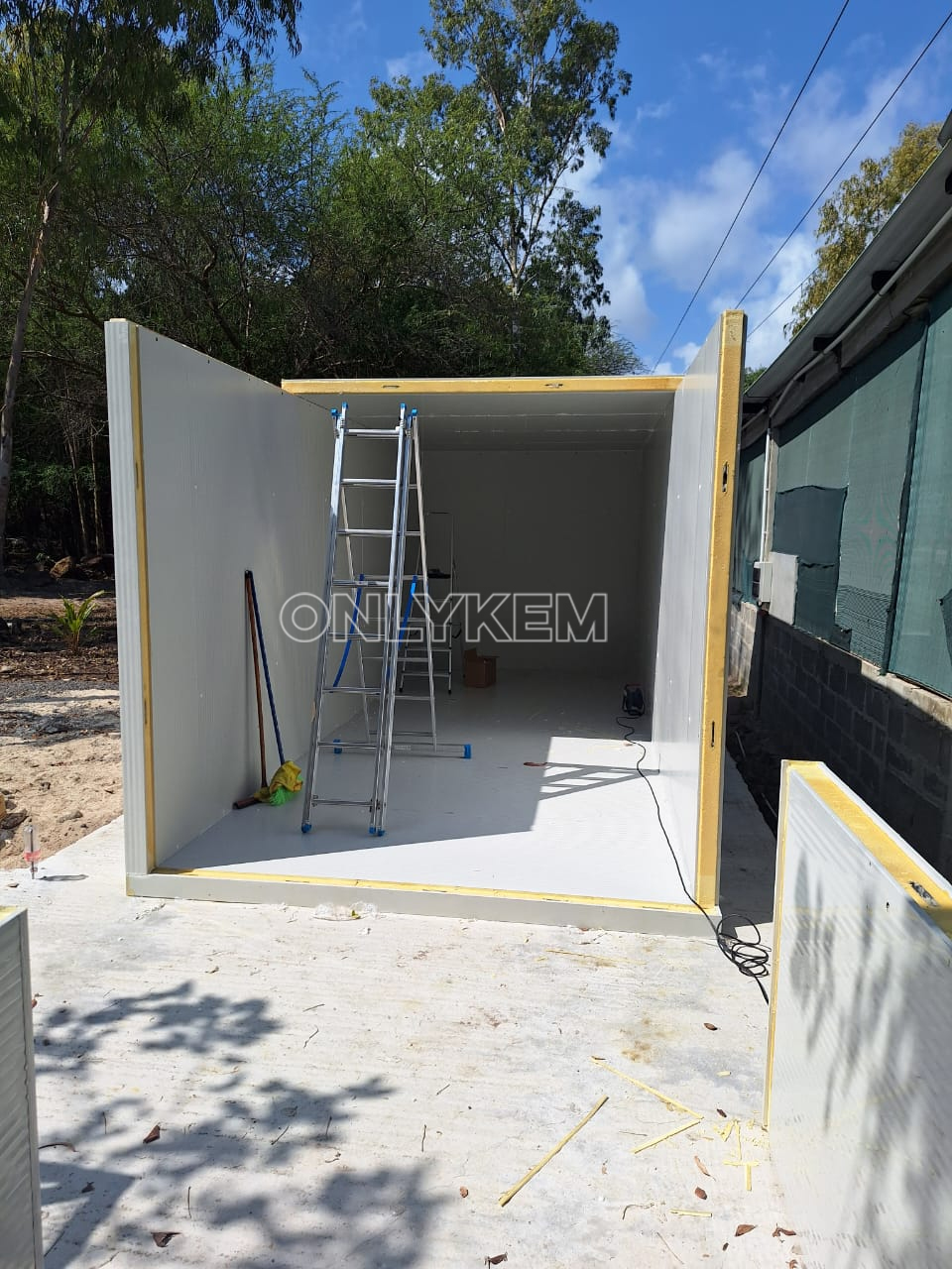 Meat Storage Walk in Cooler Installed in Mauritius