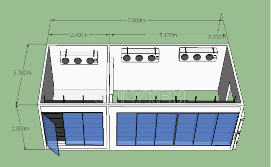 OnlyKem Display Walk-in Cooler and Freezer In Australia