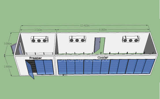 OnlyKem Display Walk-in Cooler and Freezer In Australia