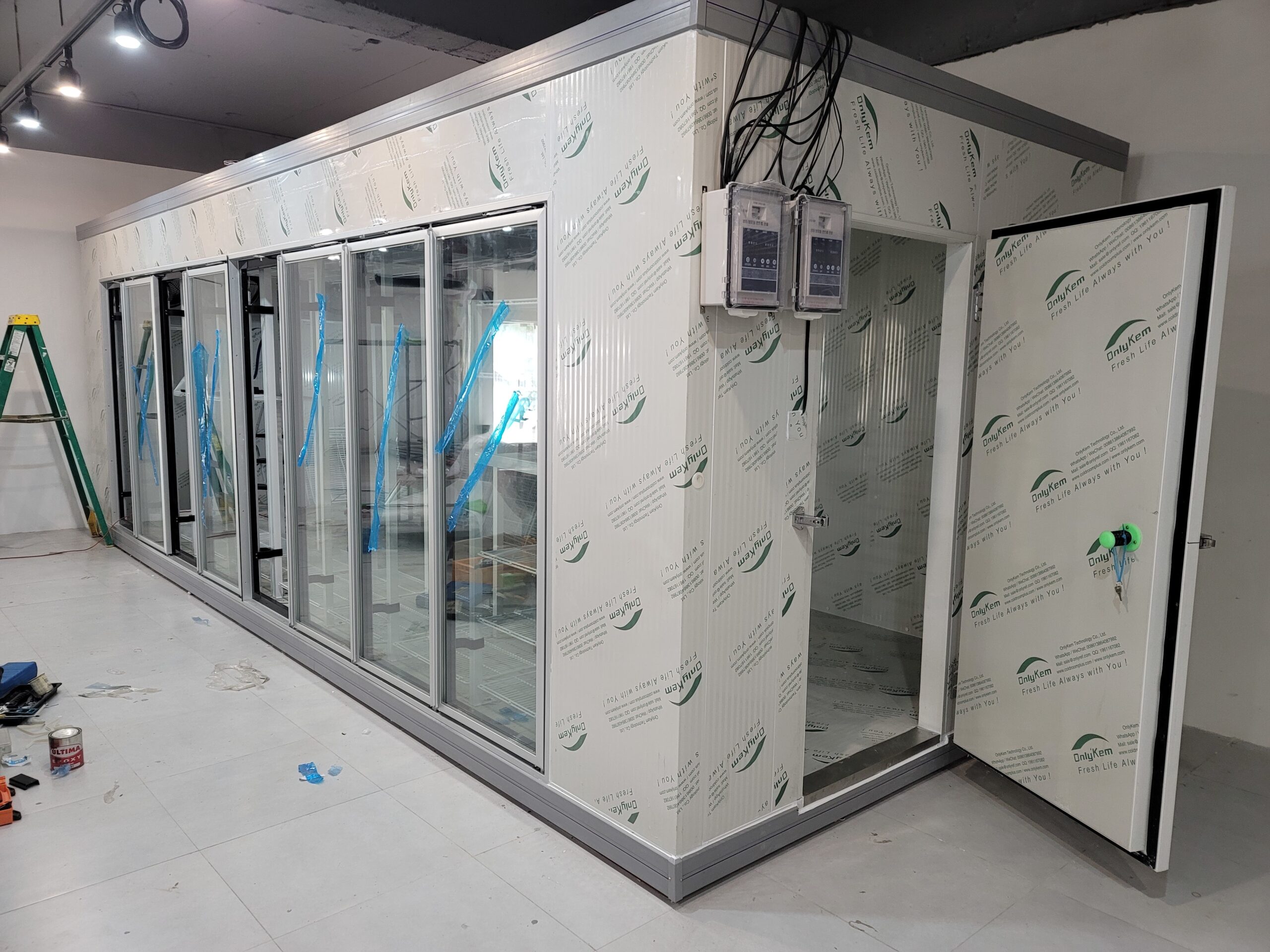 Display walk in freezer, Display Chiller for Supermaket,